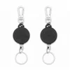 Retractable KeyChain with 23.6 Inch Steel Cord Pull Key Ring with Lobster Hook for Keys, ID Cards, Badge Holders