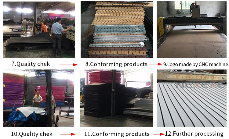 EVA Foam Teak Sheet Flooring Synthetic Marine Boat Decking Yacht