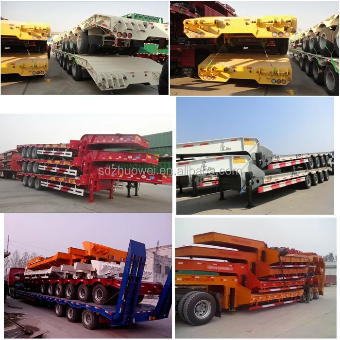 high tech special vehicle semi trailer and lowbed trailer for