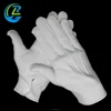 china white 100% cotton military parade eczema hand gloves