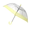 2019 European Korean fashion sweet cute classic windproof rain couple transparent pvc umbrella