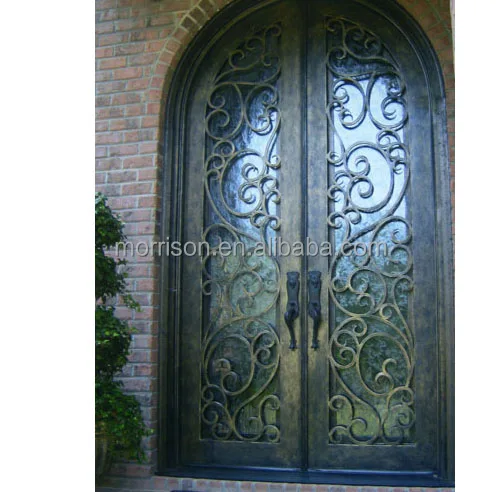 G&uuml;nstige preis 30 zoll eingangst&uuml;r schmiedeeisen t&uuml;r deckt