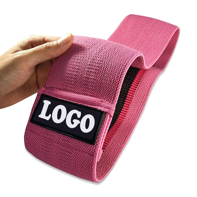 Customized printed Fitness Elastic Booty Circle Resistance  Hip Bands