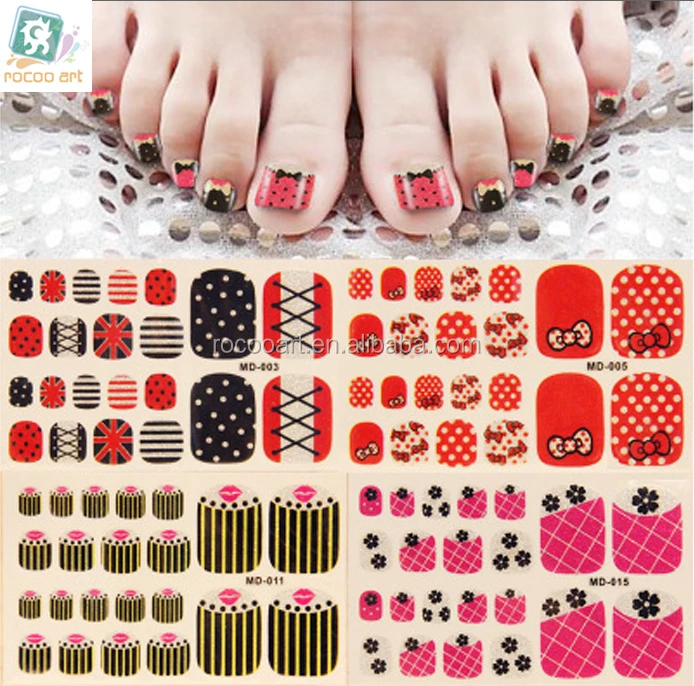 french nail art stickers