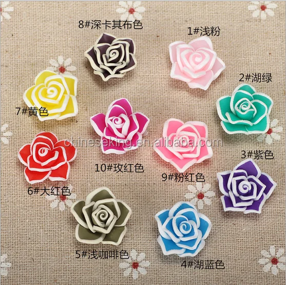Diy flower ceramic/clay/ porcelain beads