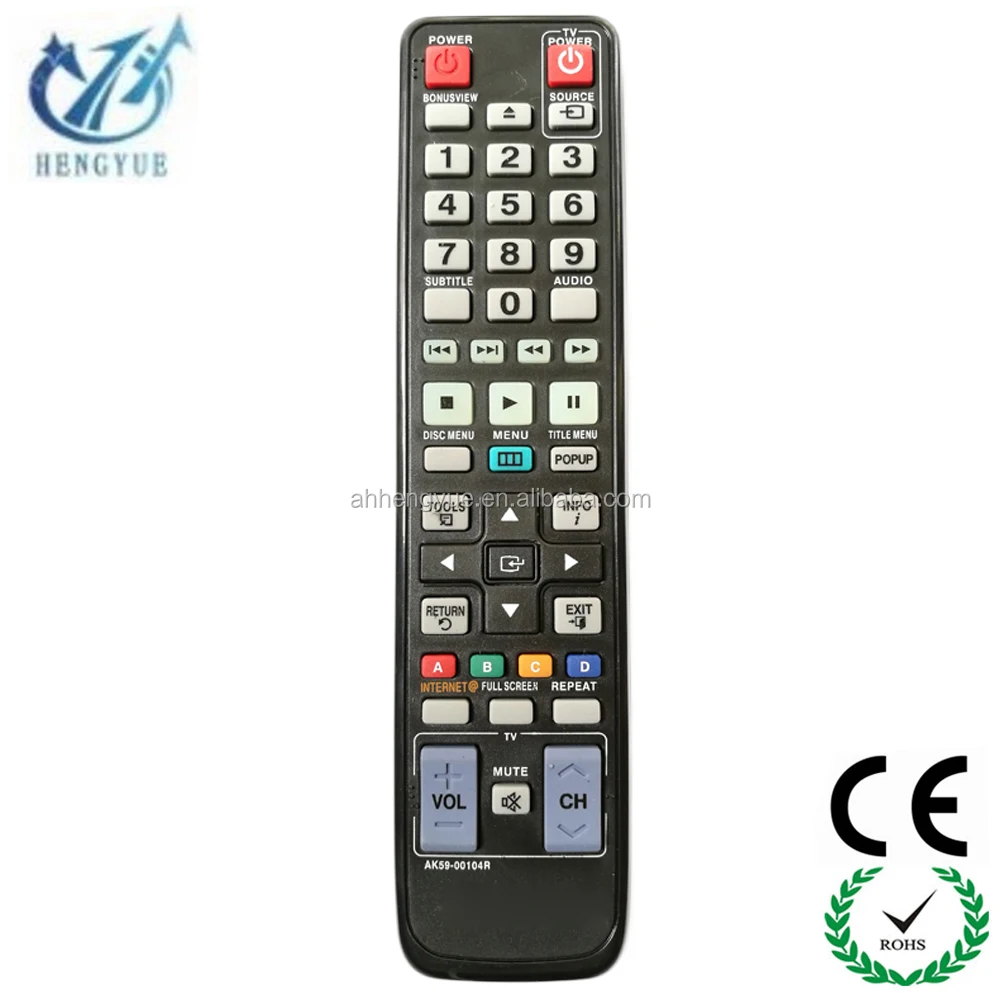 

Free Shipping AK59-00104R For SAMSUNG Remote Control BLU-RAY DVD Player Disc BD-C6900 BD-C6500 BD-C5500, Black