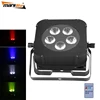 High quality professional 5X10W RGBW 4in1 battery power mini uplight wireless dmx led slim par