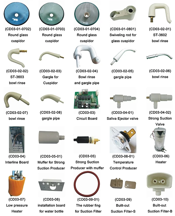 Cheap Original Dental Surgical Instruments Spare Parts Strong Suction