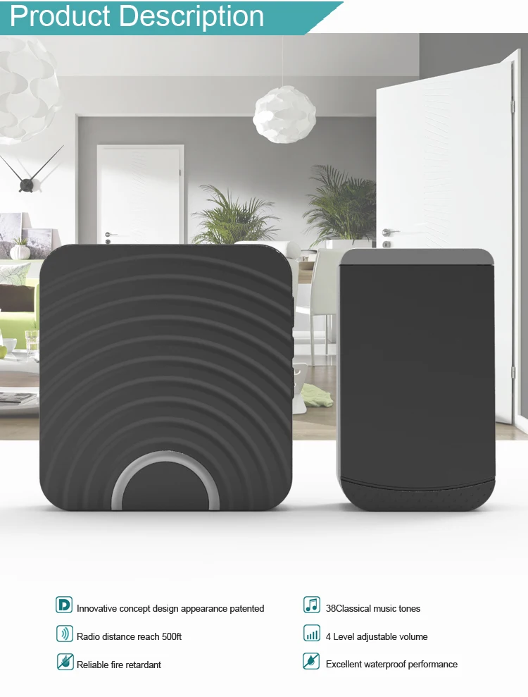 design alarm wireless doorbell