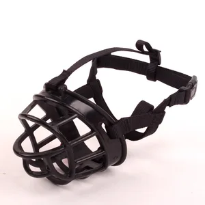Image of Durable Adjustable High quality plastic dog muzzle, dog mouth cover mask