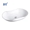 Unique oval design bathroom ceramic shell shape face wash hair basin
