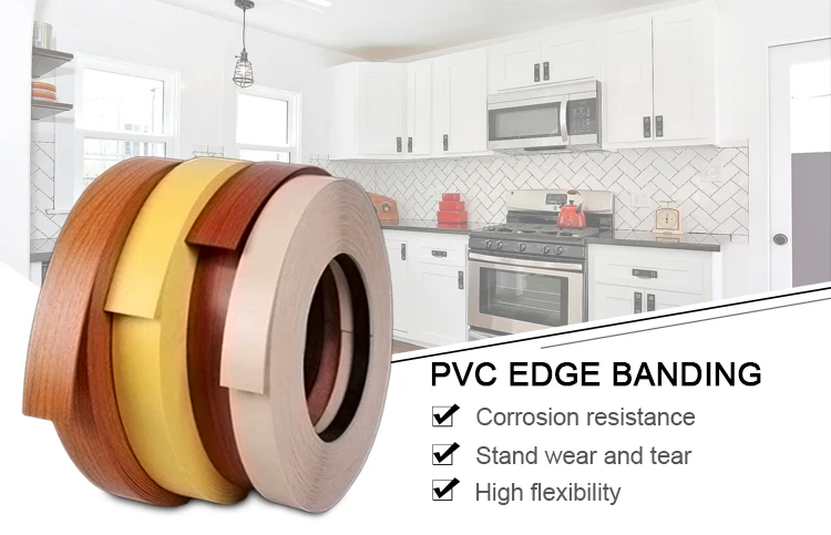 Good Quality Shelf Edge Guard Kitchen Cabinet Pvc Edge Banding