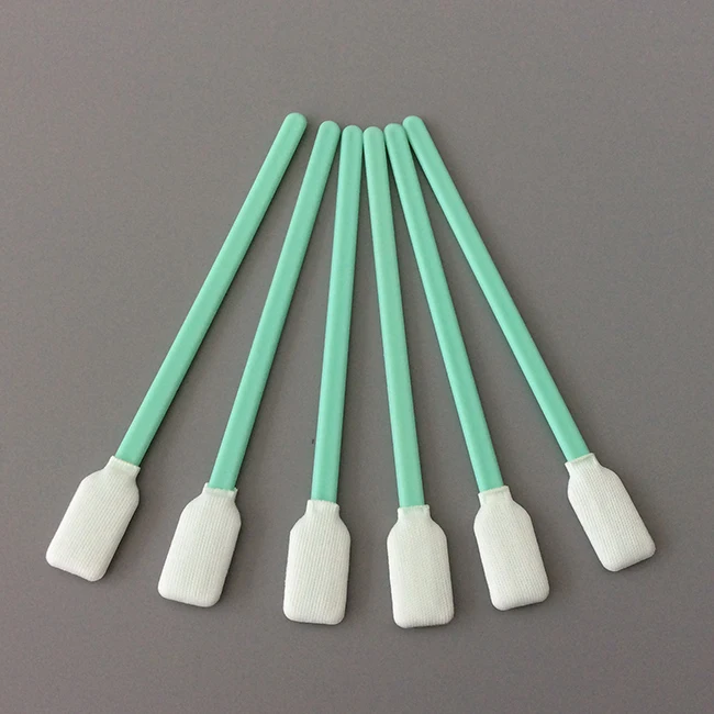 Industrial Solvent Resistance Durable Lint Free Disposable Dry Dacron Swab Polyester Ink