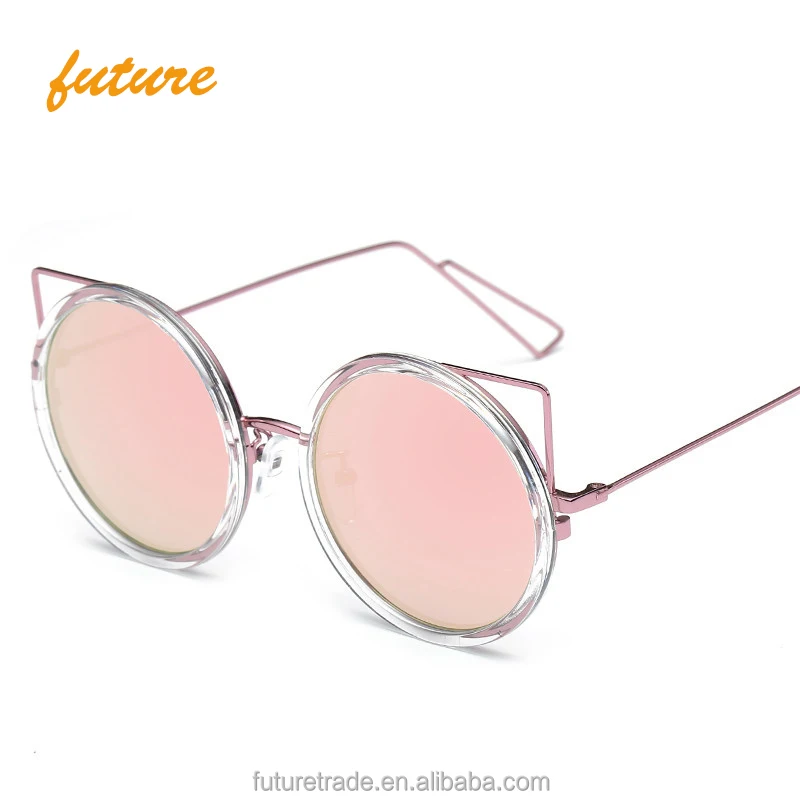 

Vintage Brand Cateye Round Sun Glasses 2019 UV400 Designer Fashion gafas de sol Glasses Sunglasses Oculos De Sol, Grey sliver brown purple colors