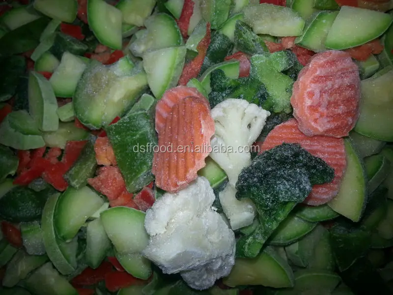 Frozen IQF vegetables and IQF frozen fruits