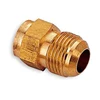 Brass ferrule hose compression pipe fittings, brass fitting