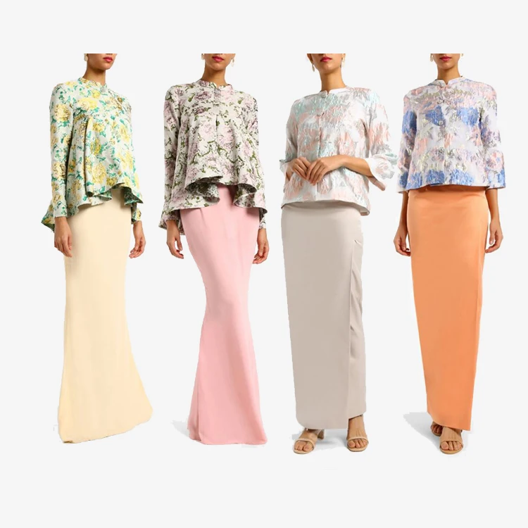New Design Baju Melayu Abaya Fancy Lace 