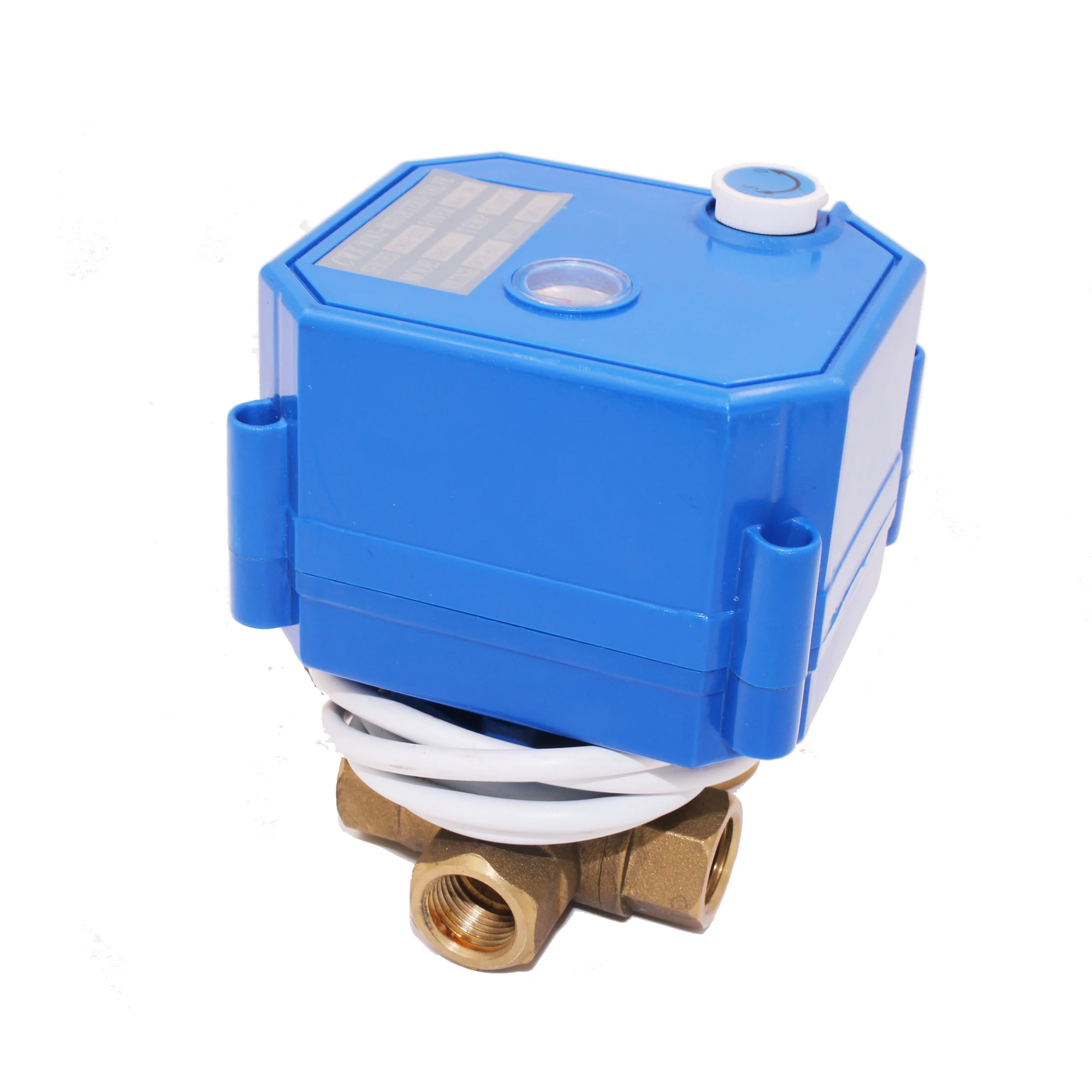 3way mini motorised/Manual valve CWX-25s for Air-warm valve.HVAC and  fire-flight sprinkler service