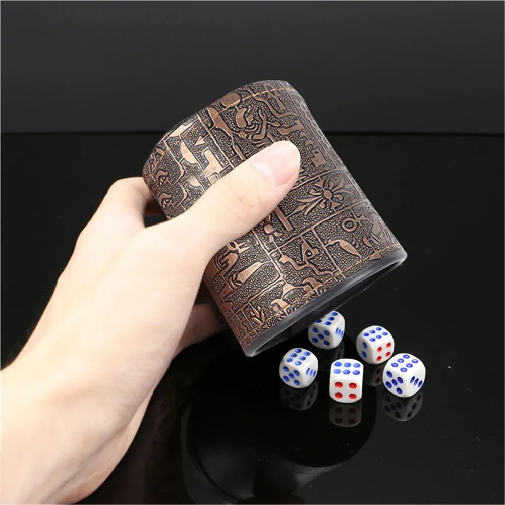 Hot Sale High Quality Leather Dice Cup 9 1 8 2cm For Party Drinking Gambling Game Dice Ktv Bar Entertainment Clubs Dice Cup Only Buy Dice Product On Alibaba Com