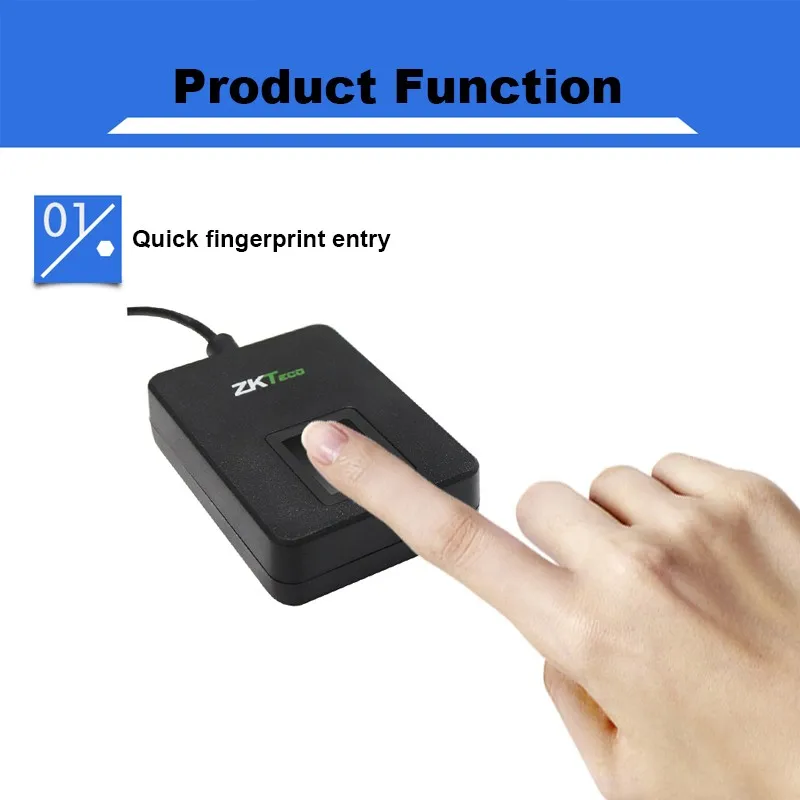 Zkteco Fingerprint Reader Usb Zk9500 Biometric Fingerprint Scanner