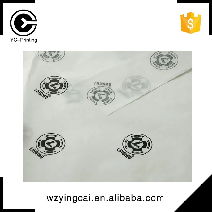 
China manufacturer customized black logo printed silk wrapping paper design wholesale 