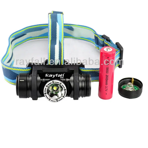 
600 Lumens Powerful 18650 Battery Flashlight XM T6 Led Headlamp 