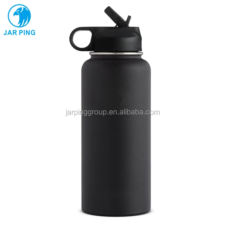 

Custom Size Color Logo Double Wall Stainless Steel Vacuum Flask Insulated Wide Mouth Outdoor Sport Water Bottle, Many colors option or customized color