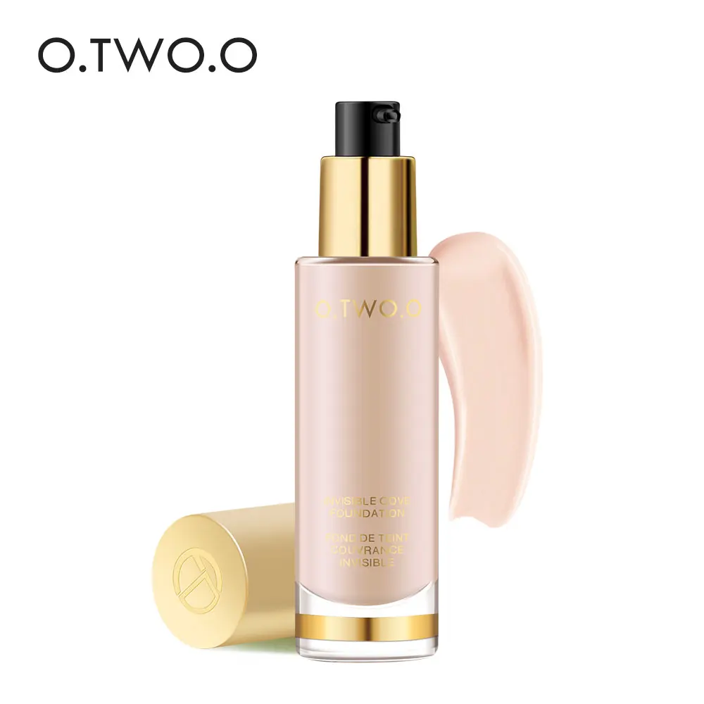 

O.TWO.O Liquid Foundation Invisible Full Coverage Make Up Concealer Whitening Moisturizer Waterproof Makeup Foundation 30ml, 8 colors