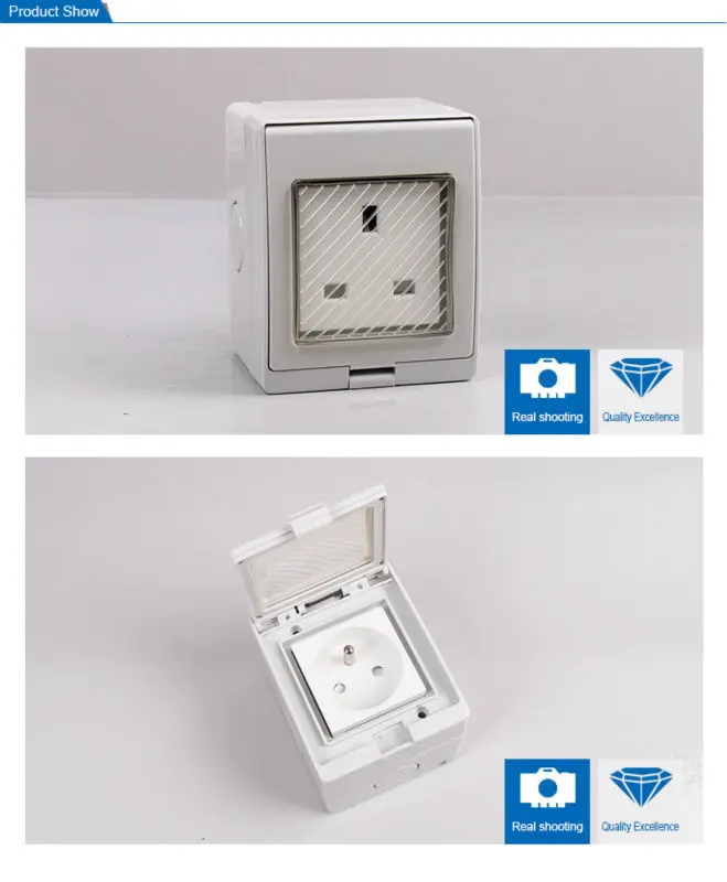 Saipwell High Quality French Waterproof Outdoor Socket