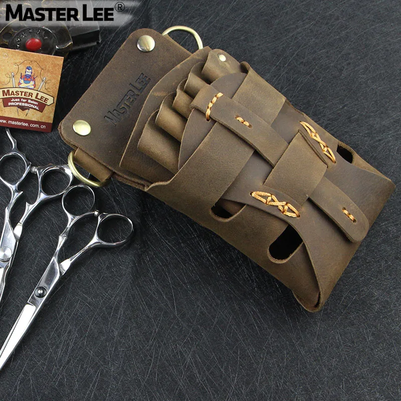 

Masterlee Combs Tools Hair Salon Barber Hairdressing Scissors Custom Comb Hair Dressing Leather, Picture