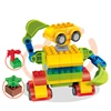 educational building blocks plastic building blocks toys 65 pcs robot building block robo brinquedo