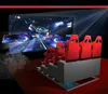 Interactive attractions full motion chair 7d simulator with full effects for amusement park
