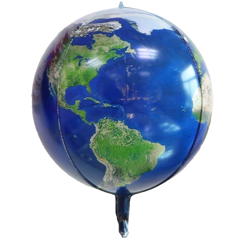 Inflatable Globe Geography Learning Toy World Map Balloon Beach Ball Toy 40cm US 