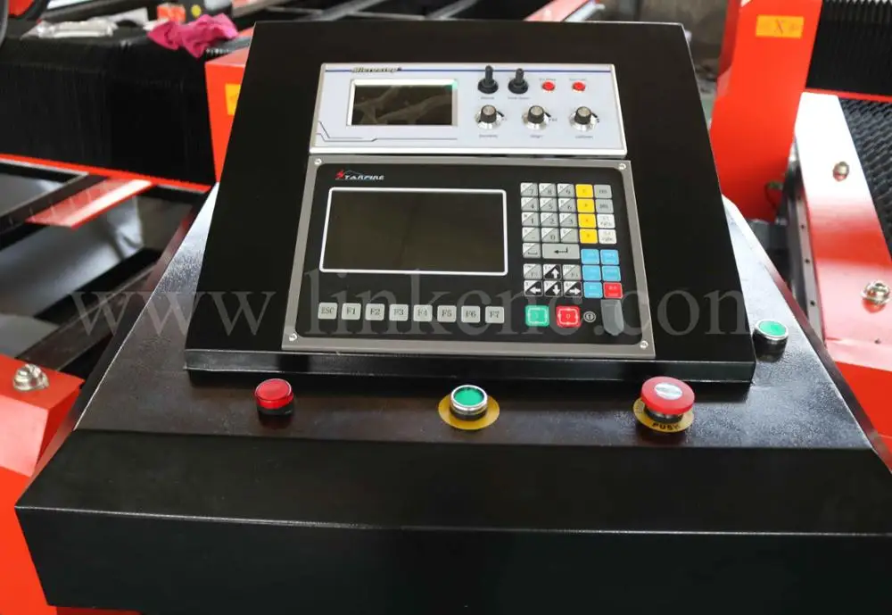 Fast speed high cutting performance plasma cutter with sawtooth table , cnc plasma cutting machine