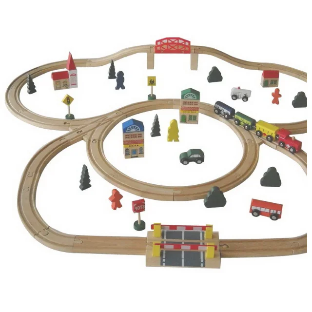 wooden train sets for sale