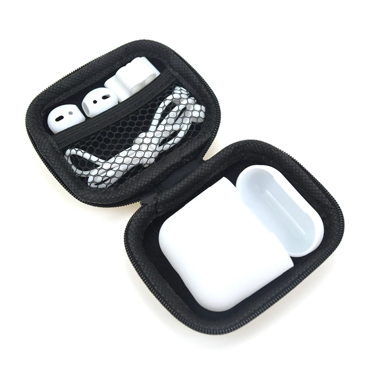 

2018 High Quality Earphone Hard Shell Case, Eva Carrying Case For AirPod ,Protective Eva Storage Bags For Airpod, Black