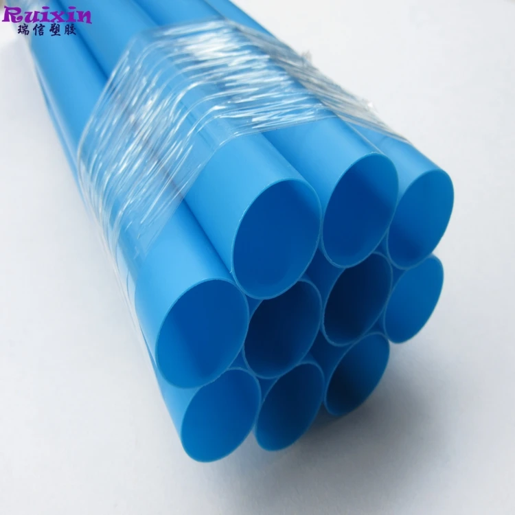 Blue Rigid Pvc Round Pipe External 23mm Internal 22.2mm Custom