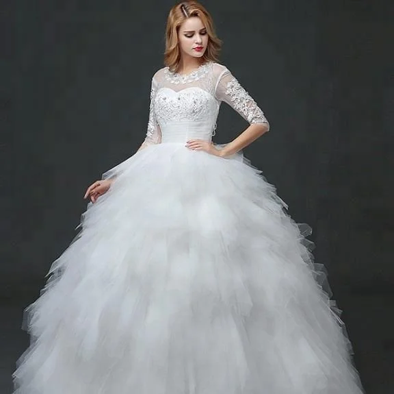 

YXYL021 Newest Hot Sale Ball Gown Wedding Dress Off Shoulder Bridal Gown, White