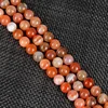 Wholesale Semi - Precious Gemstone Bead Strand Red Botswana Agate Beads 6mm For DIY Mala Jewelry Making Stone