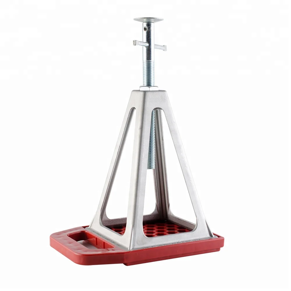 J258 4 Pack Cast Aluminum Trailer Jack Stands,Stabilize And Level Your