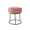 Removable Ottoman New Fashion Bar Fancy Metal Round Steel Stool