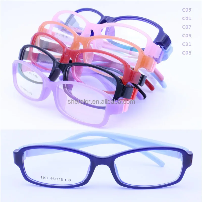 

wholesale quality Enviromental TR90 child flexible hingeless durable optical glasses frame