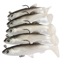 

8.5cm/13g (3.35in/0.46oz) Sea Bass Killer Lead Jig Head Soft Wobbler Swim Bait Fishing Lure Swimbait