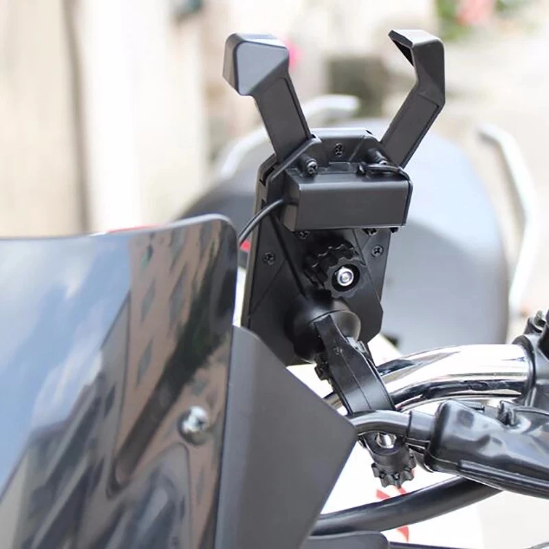 motorcycle phone holder with charger