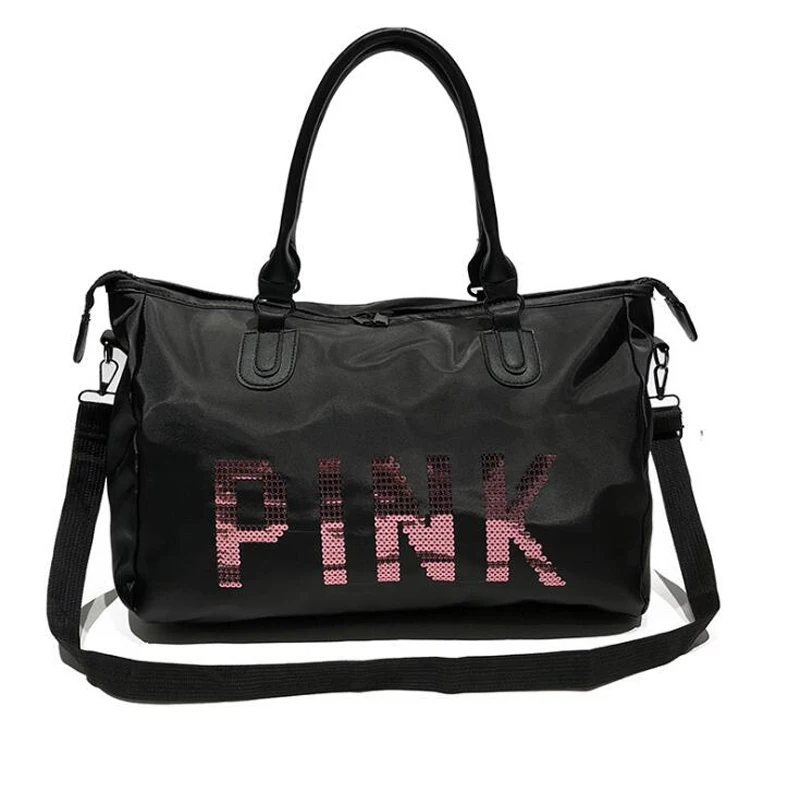 

women men pink gym bag designer custom waterproof nylon sports duffle bag, Rose red, red, pink, black, blue