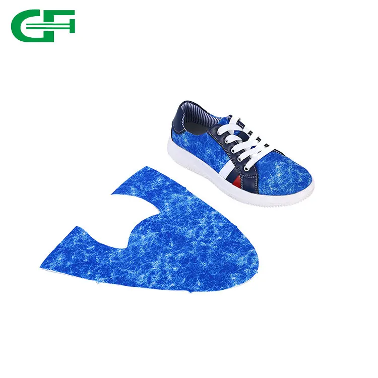 Factory Wholesale Blue Non Woven Upper Fabric for Shoes Making Material