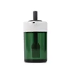Kitchen Cooking 2 in 1 manual press and measure plastic measurable edible vinegar and vegetable olive oil bottle dispenser