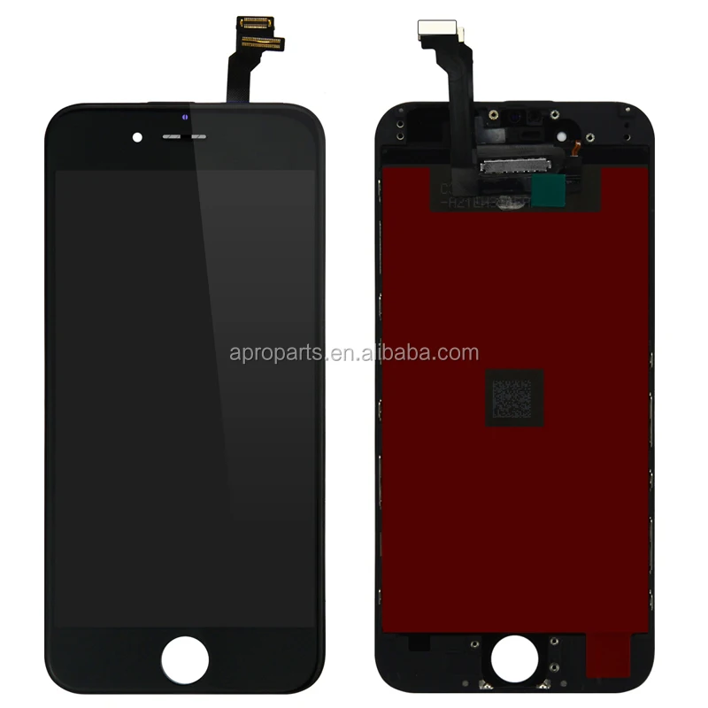 

Alibaba China Wholesale Price Display for iphone 6 LCD Screen Display Replacement No Dead Pixel Free Shipping, Black or white