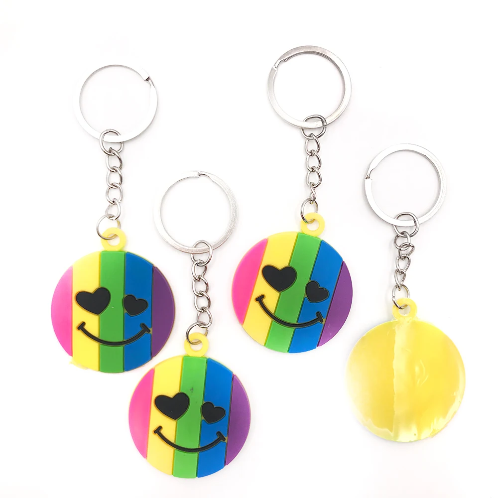 Rainbow Keychain Couple Car Keychain Valentine's Day Party Gifts