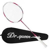 

DECOQ High Quality Lightweight Badminton Racket Carbon Aluminum Badminton Racket Set with Badminton Bag